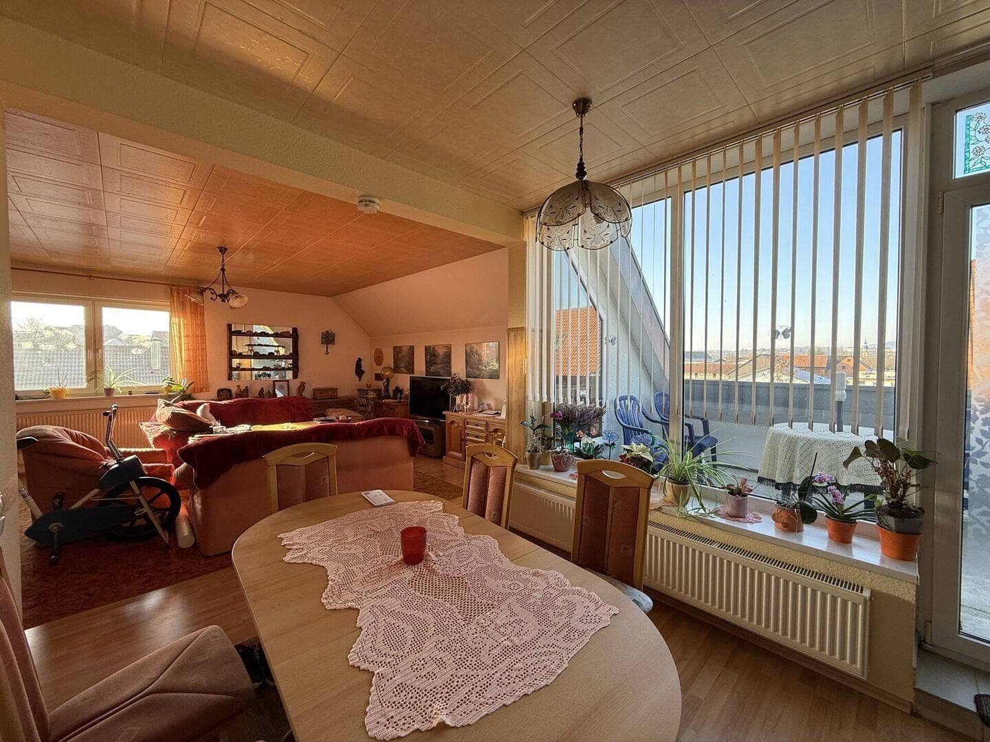 Große Wohnung mit bester Aussicht